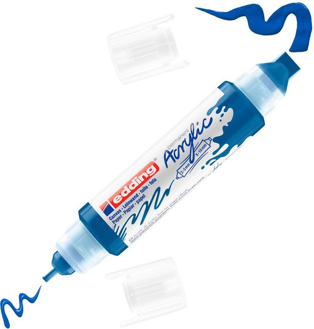 edding 5400 Acrylic Acryl 3D Double Liner in Enzianblau - Bild 1