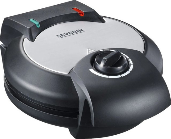 Severin Waffeleisen WA 2103 Waffelautomat in Silber und Schwarz mit 1.300 W