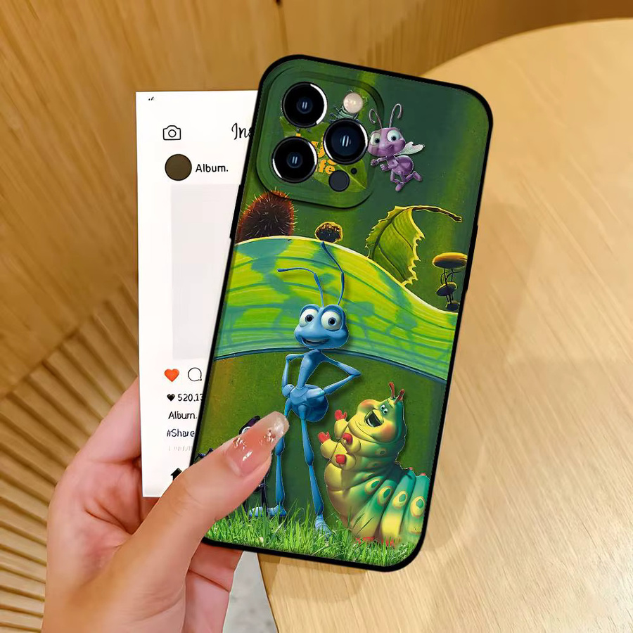 Mesuca Handyhülle mit Cartoon Bugs Life Design für iPhone 11 bis 17 Pro Max in Multicolour - Bild 4