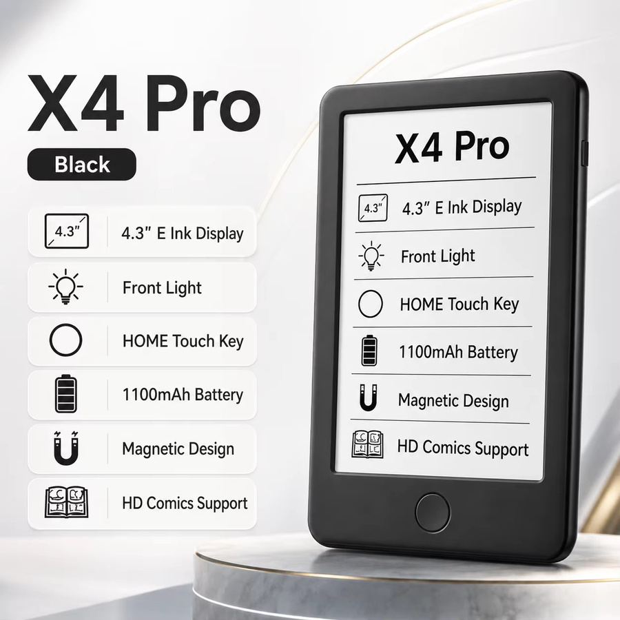 XTEINK E-Paper E-Book Reader mit 4,3 Zoll Display und 16GB Speicher - Bild 2