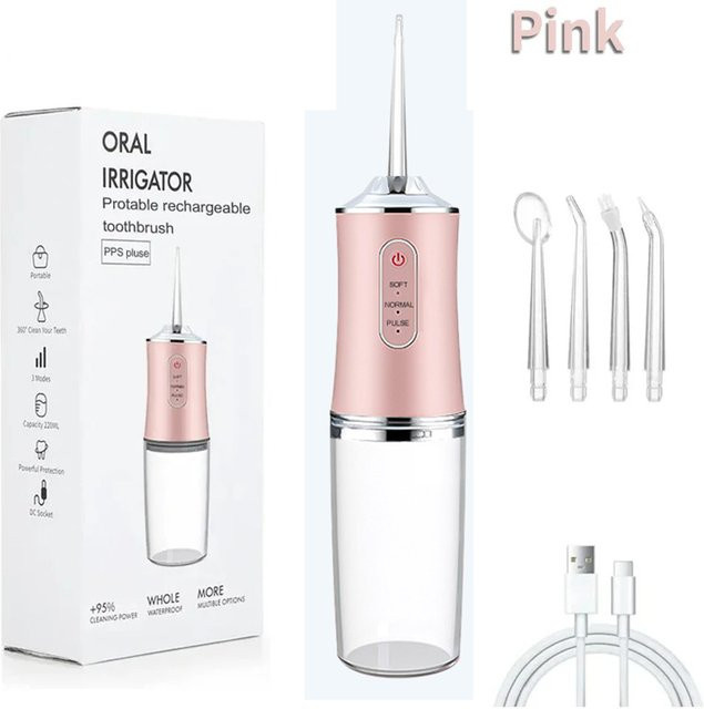 XMSJ Elektrische Munddusche, pink, Unisex - Bild 1