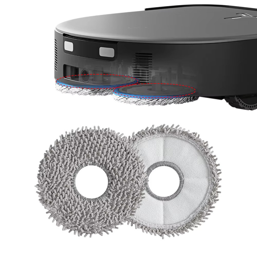 Ecovacs Deebot X5 OMNI X5 PRO X5 MAX X5 Pro Ultra Ersatzkit mit Wischpads in Grau - Bild 3