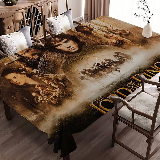 Wasserdichte und ölbeständige Tischdecke Potdemiel im Fantasy-Design für Nachttisch und Kaffeetisch - Bild 1