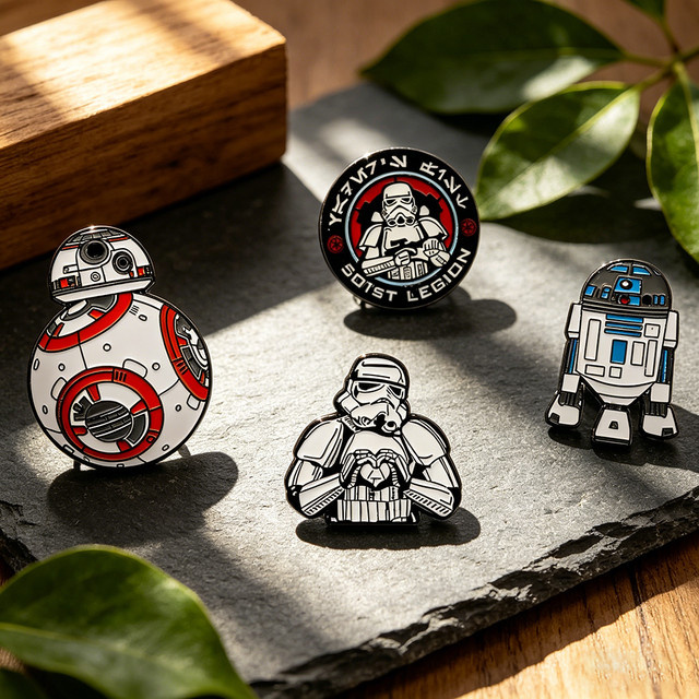 Star Wars Emaille-Pins-Set, 4-teilig, Bunt, Verspielt - Bild 1