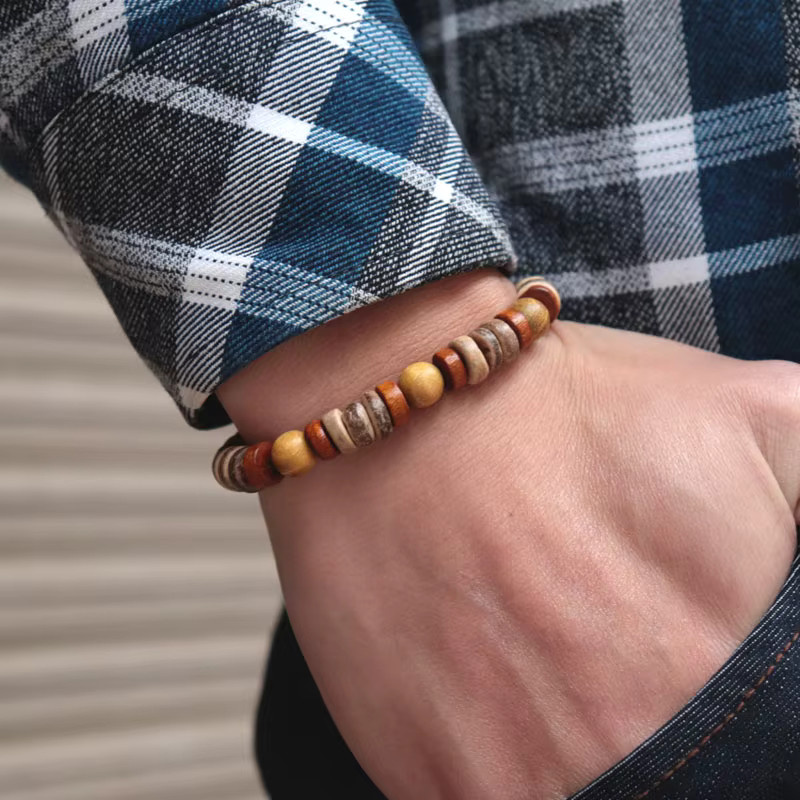 Noter Armband, Holz, Herren, Bunt - Bild 2