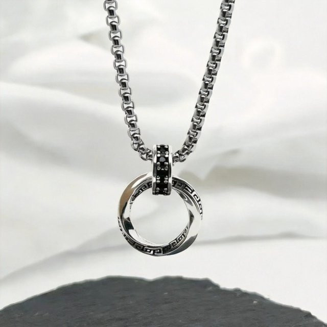 SAY Halskette Anhänger, 925 Silber, Vintage, Unisex - Bild 1