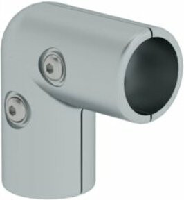 MUNK Rohrverbinder Eckstück in Silber - Bild 1