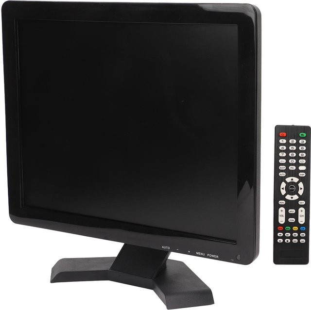 Igeteck 15 Zoll TFT-LCD-Monitor in Schwarz mit VGA, HD Multimedia, AV, BNC und USB Schnittstellen - Bild 1