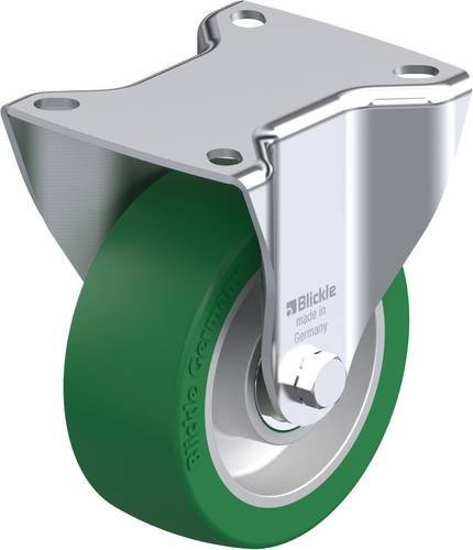 Blickle Bockrolle B-ALST 100K in Silber mit 100 mm Rad-Durchmesser und 250 kg Tragfähigkeit - Bild 1