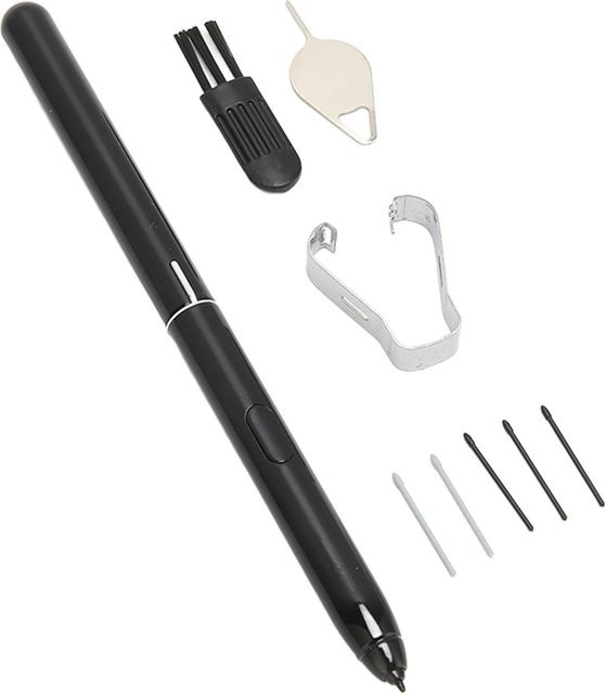 Samsung Kapazitiver Stylus Stift für Galaxy Tab S4 SM-T835 SM-T830 mit 5 austauschbaren Spitzen in Schwarz - Bild 1