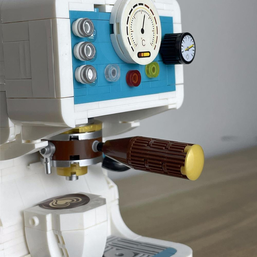 KNEW BUILT Klassische Kaffeemaschine Modell Mini, Bausteine, ab 3 Jahre - Bild 2