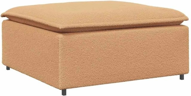 vidaXL Modulares Sofa Fußhocker-Modul Beige B/T/H: 100 x 100 x 48 cm - Bild 1