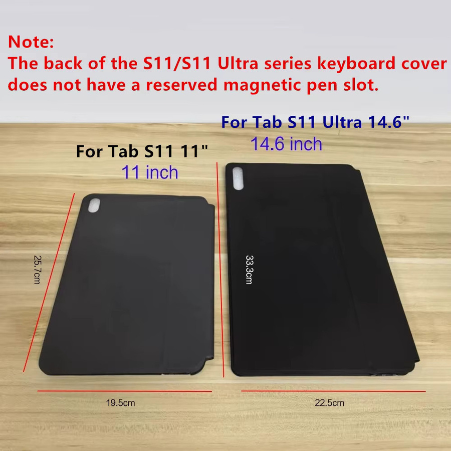 Magische Tastatur Hülle für Samsung Galaxy Tab S11 S10 S9 S8 S7 FE Plus Ultra in Weiß - Bild 2