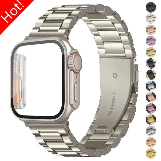 Geekthink Edelstahlarmband mit Ultragehäuse, Silber, Unisex - Bild 1