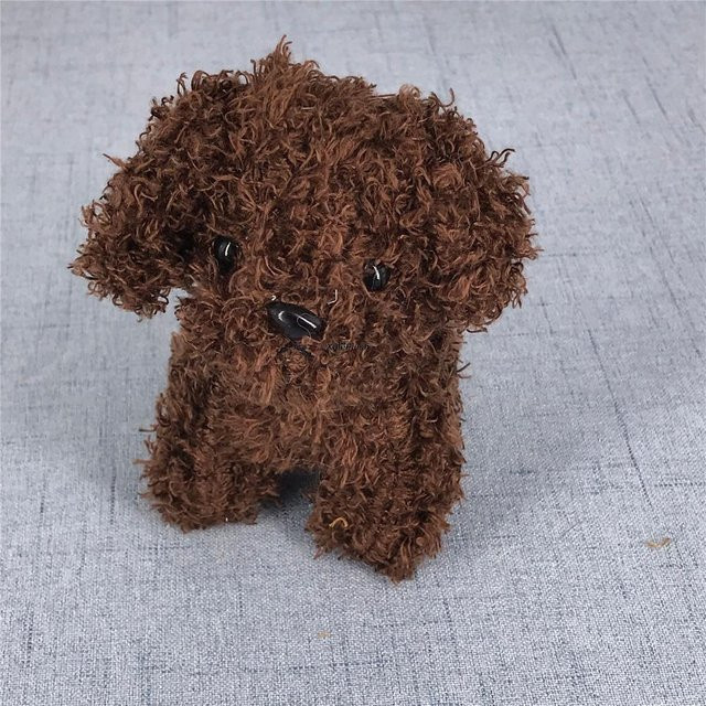 Mehrfarbige Hund Plüschtier Schlüsselanhänger Puppe, 10-teiliges Set, ab 3 Jahren - Bild 1