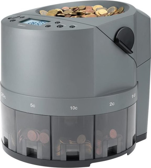 Safescan 1450 Münzenzähler und Sortierer für EUR in Grau - Bild 1