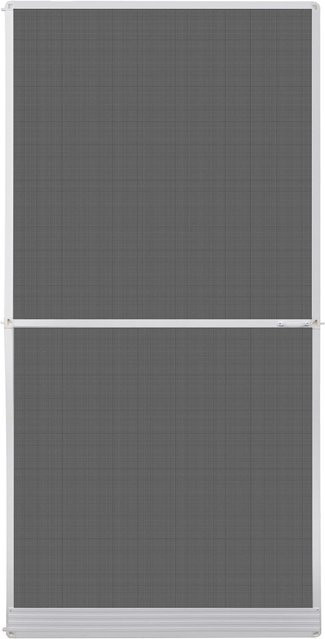 Schwingende Insektenschutz Tür aus Aluminium von VD Home Furnishing in Weiß und Schwarz, B: 120 cm, H: 240 cm - Bild 1