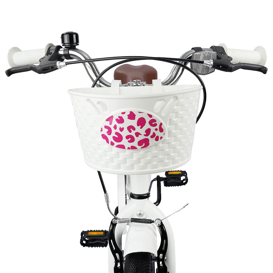 vidaXL Kinderfahrrad mit Stützrädern 18 Zoll für 5-7 Jahre Weiß - Bild 2