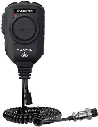 Albrecht VOX Mikrofon 4-polig Version 1 mit ANC in Schwarz für Stabo CB-Funkgeräte 42120 - Bild 1