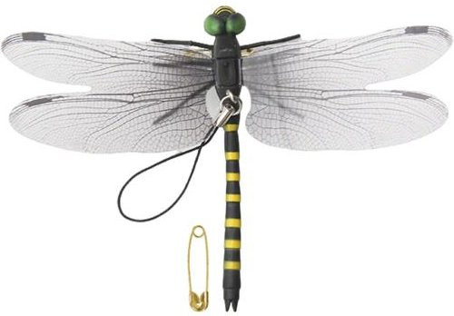 Nymira Künstliche Libelle als Gartendekoration und Insektenschutz in Grün und Mehrfarbig mit Aufhängeschlaufe - Bild 1