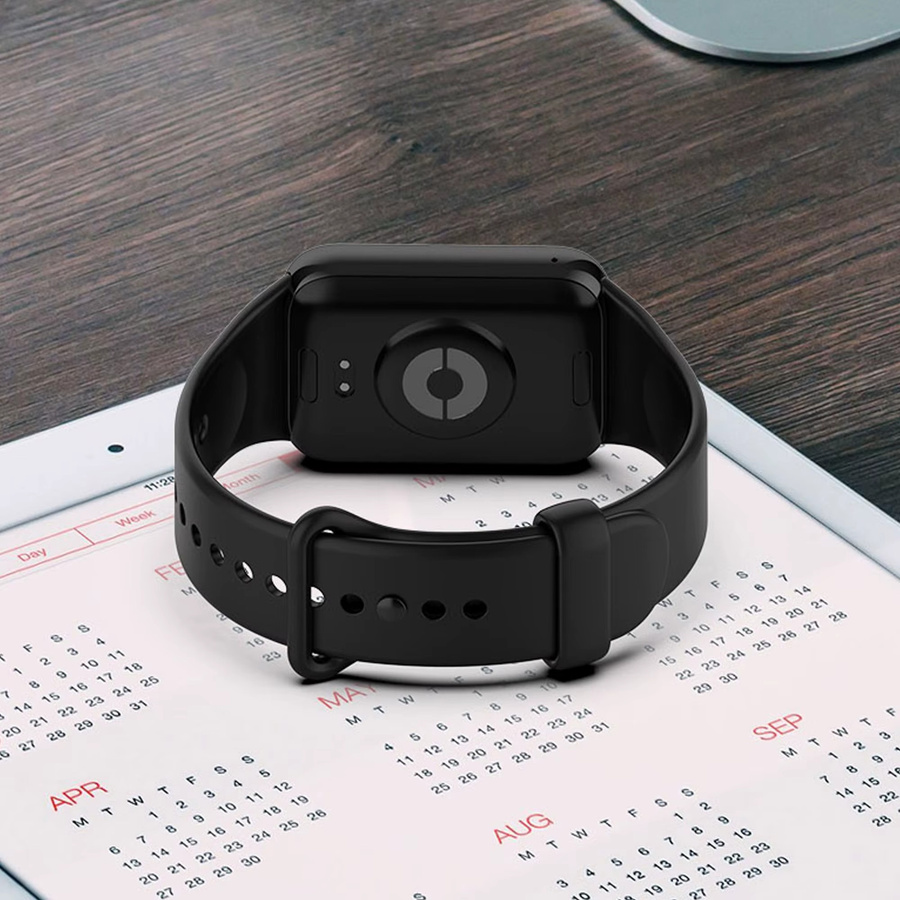 Silikonarmband für Xiaomi Smart Mi Band 8 Pro/9 Pro, Schwarz - Bild 3