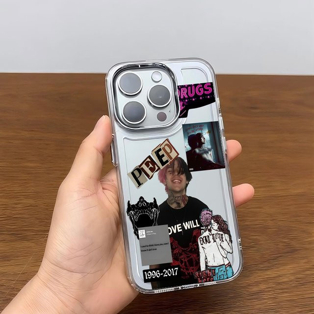 Handyhülle Lil Peep Graffiti Design für Apple iPhone 16 15 14 13 12 11 Pro Max Plus X XR XS transparent - Bild 1