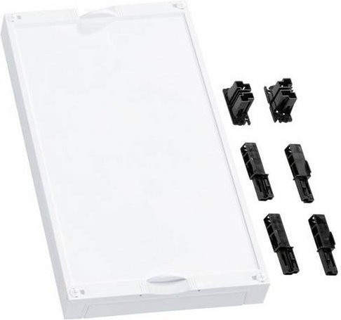 Hager UC31BA Bausatz universN Berührungsschutzabdeckung für Verteilung, Weiß, B/H: 45 x 25 cm - Bild 1