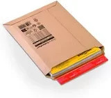 ColomPac Rigid Plus Versandtasche aus Wellpappe, braun, B: 21,5 cm, H: 30,0 cm, selbstklebend - Bild 2