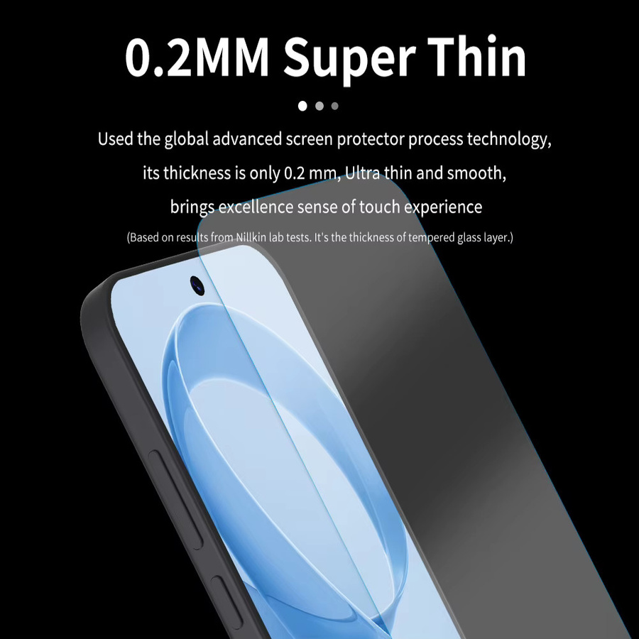 NILLKIN Displayschutzfolie aus gehärtetem Glas mit 9H Härte für POCO F8 Ultra, POCO F8 Pro und POCO H + Pro Serie, transparent - Bild 3