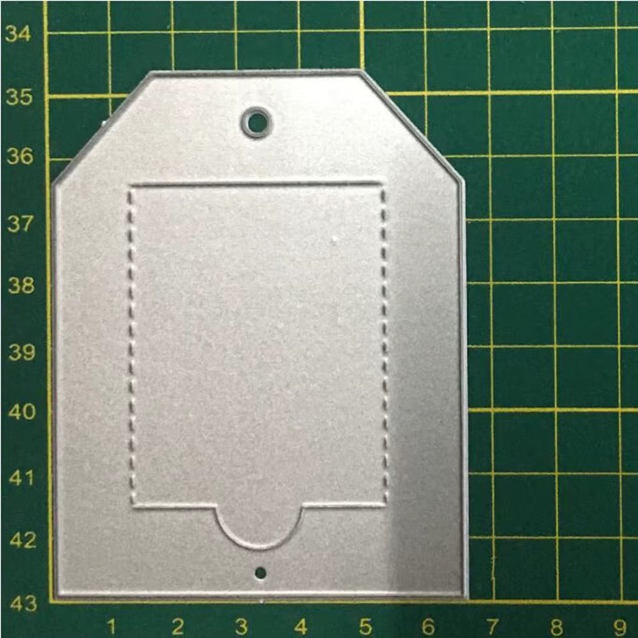 Metall-Stanzformen Pop-Up-Tag in Silber für Kartenherstellung, Scrapbooking und Kunsthandwerk - Bild 4