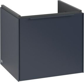 V&B Waschtischunterschrank Subway 3.0 in Blau Matt, B/T/H: 47,3 x 42,9 x 40,8 cm - Bild 1