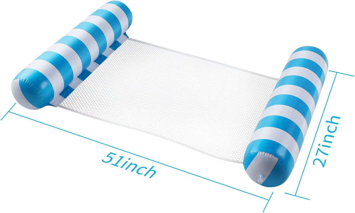 Aufblasbare Wasserhängematte für den Pool in Blau - Bild 2