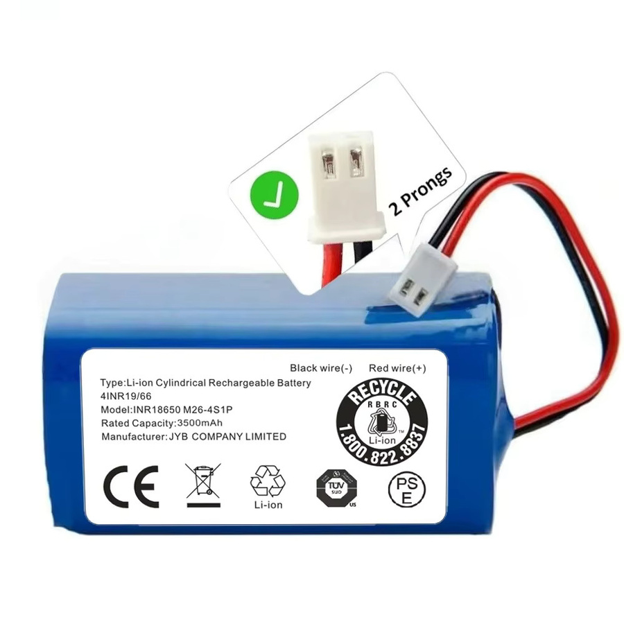 Shark Ersatzakku RVBAT850 Lithium-Ionen-Akku für Shark Ion R75 R85 RV850 S87 Roboterstaubsauger 14,4 V 3500 mAh - Bild 2