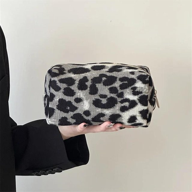 Rd lala Kosmetiktasche Leopardenmuster, grau, Damen - Bild 1