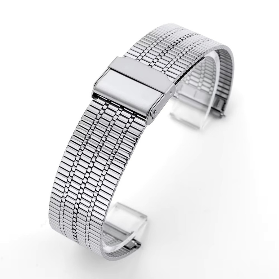 crazyband Uhrenarmband Edelstahl, Silber, Unisex, 20 mm, 22 mm - Bild 6