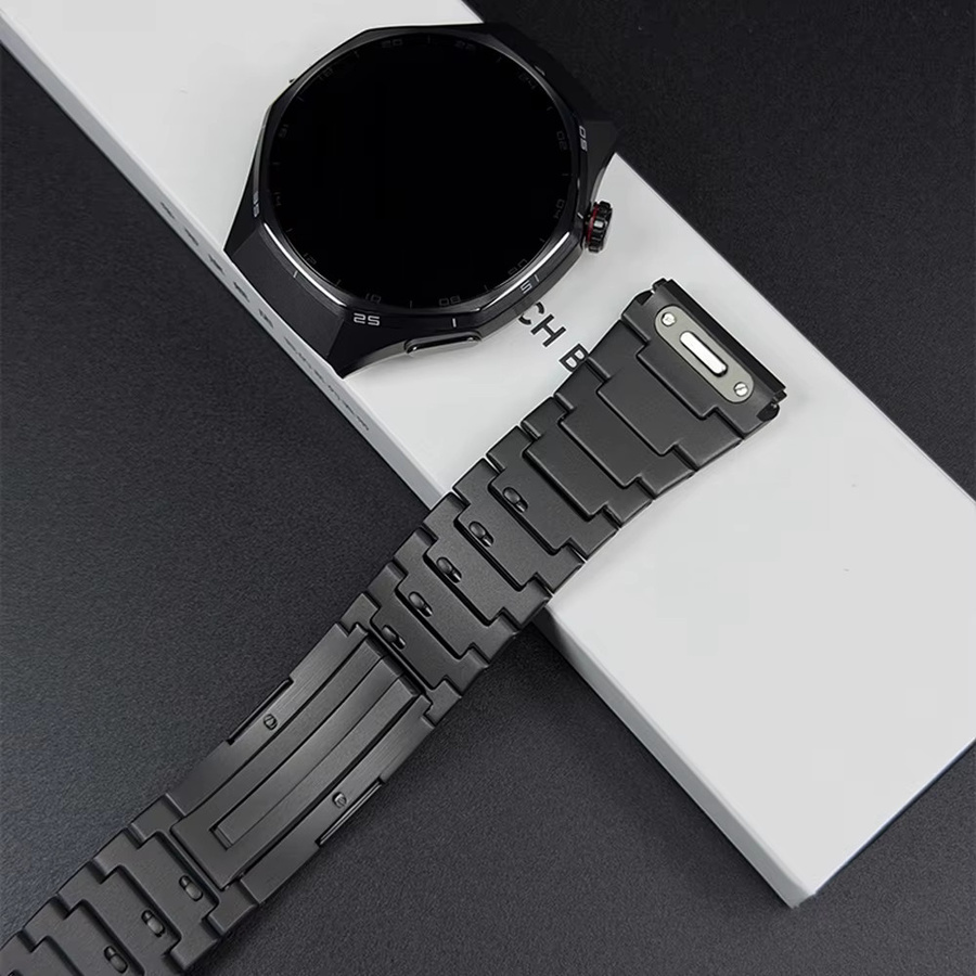 Uhrenarmband Titan, Schwarz, Huawei Watch GT 6 Pro 46 mm, Unisex - Bild 4