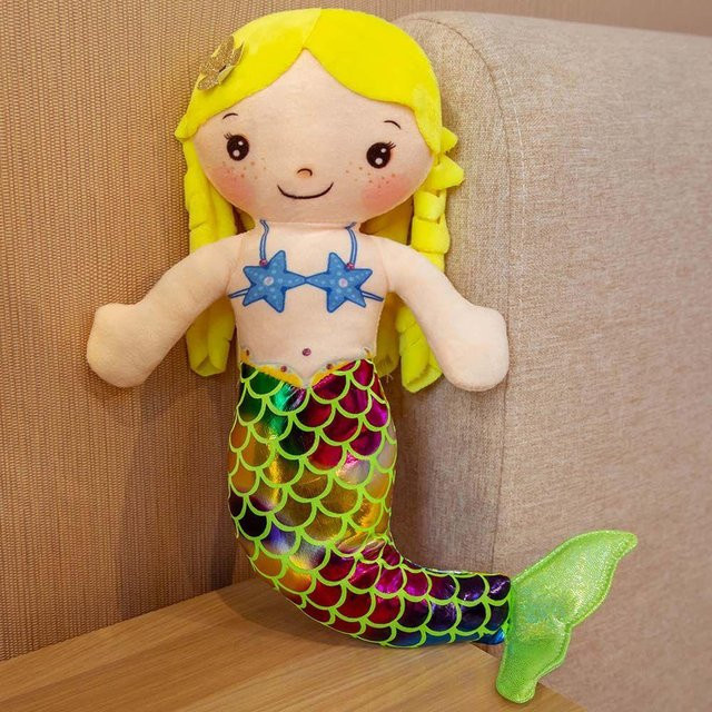 Yiran toy Meerjungfrau Puppe, Plüschtier, 30cm, ab 3 Jahren - Bild 1