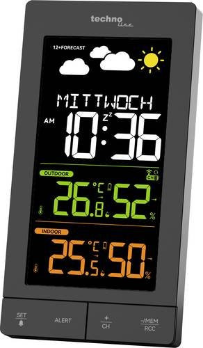Technoline WS 6458 Funk-Wetterstation mit Wettervorhersage, Innen- und Außentemperatur sowie Luftfeuchtigkeit - Bild 2