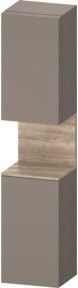 Duravit Hochschrank Qatego mit 2 Türen in Marmo/Bas matt, B/T/H: 40 x 36 x 176 cm - Bild 1