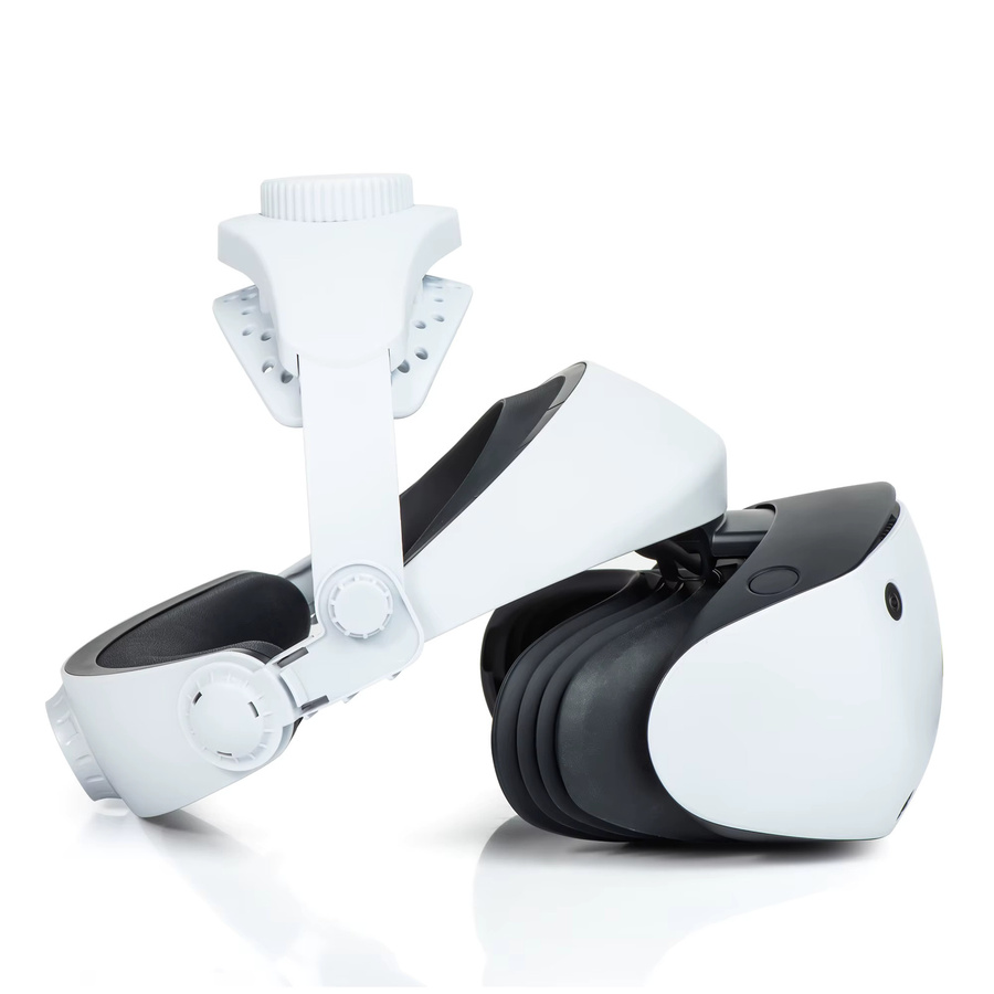 STARTRC GAMES Verstellbarer Kopfgurt für PlayStation VR2 in Weiß für verbesserten Komfort und reduzierte Druckbelastung am VR-Headset - Bild 2
