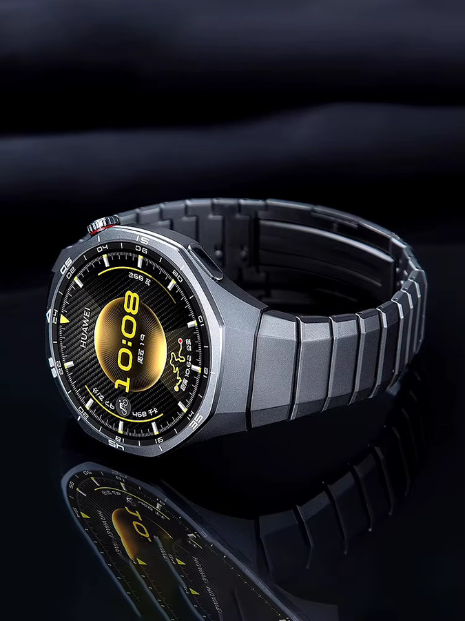 Uhrenarmband Titan, Schwarz, Huawei Watch GT 6 Pro 46 mm, Unisex - Bild 2