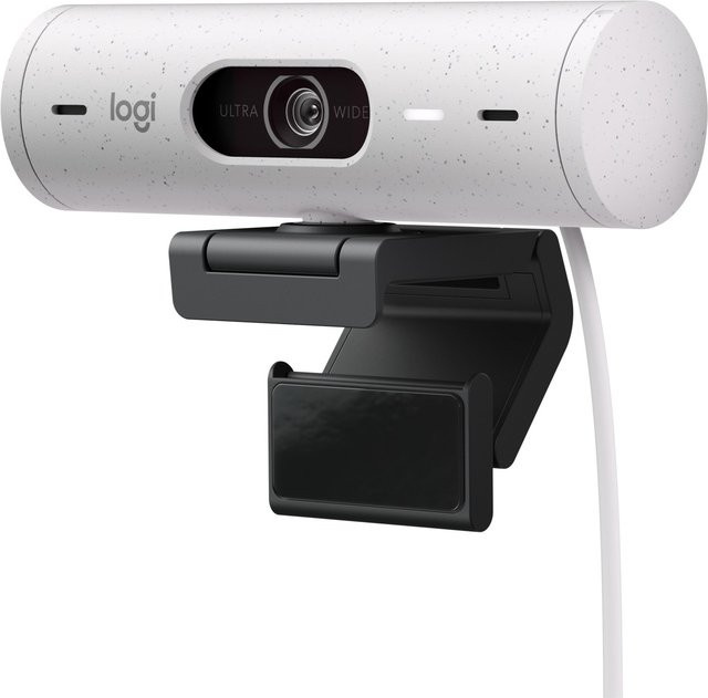 Logitech BRIO 500 Full HD Webcam in Weiß/Grau mit USB-C Anschluss - Bild 1