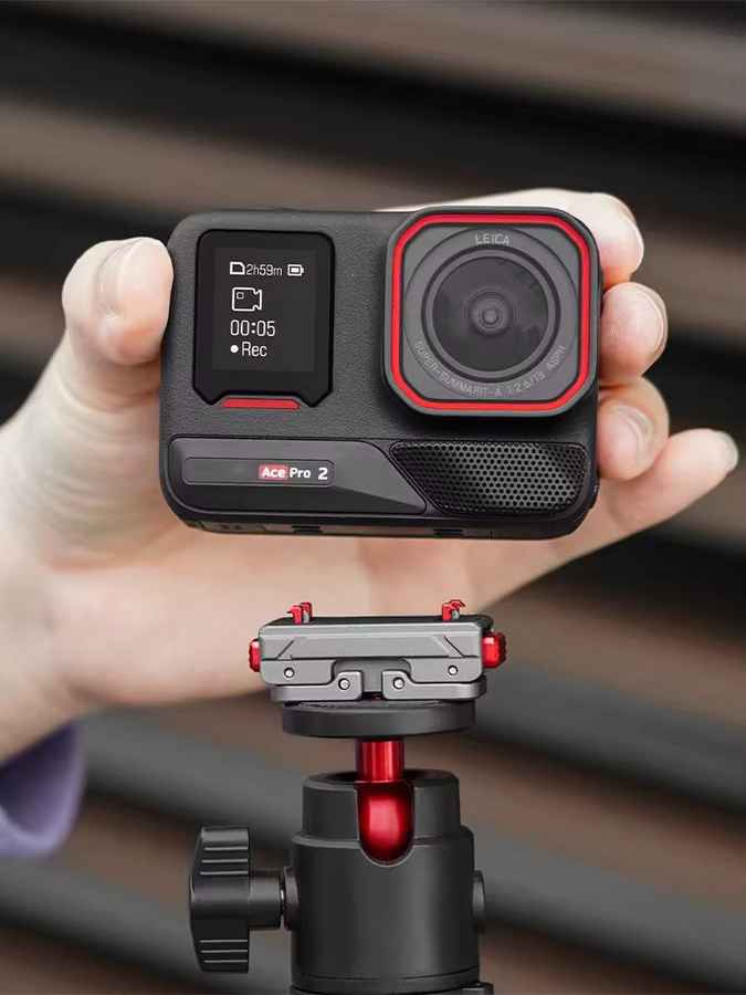 Flymile Metall-Schnellwechselhalterung mit magnetischer Basis als Erweiterungshalterung und Adapter für Insta360 X6, Insta360 X5 und Ace Pro 2 - Bild 5