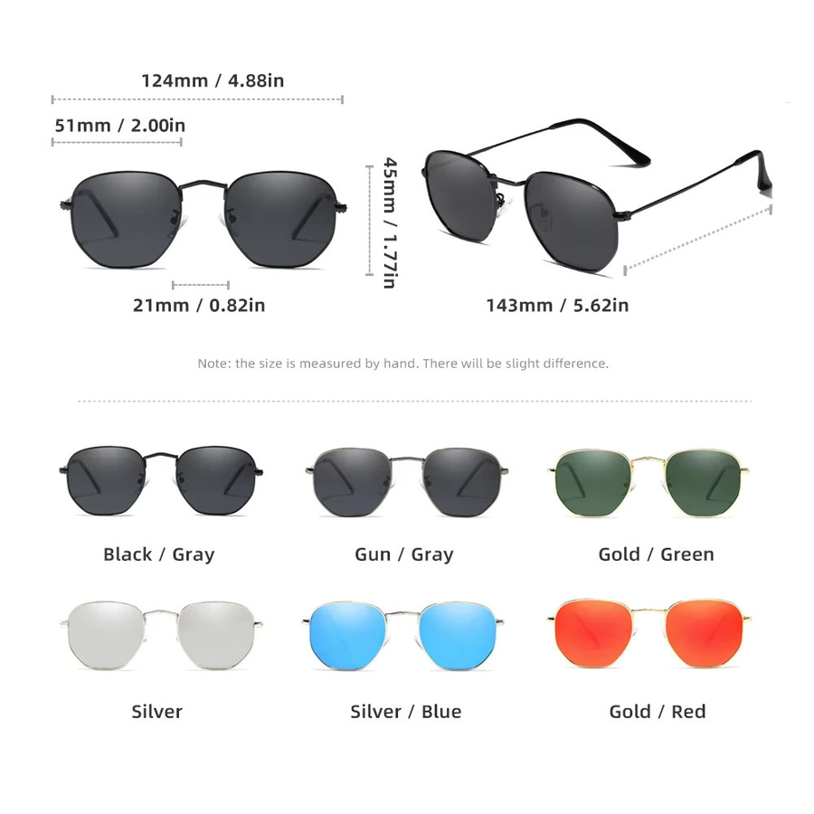 Ninesun Sonnenbrille, rund, Vollrand, Metall, Unisex - Bild 2