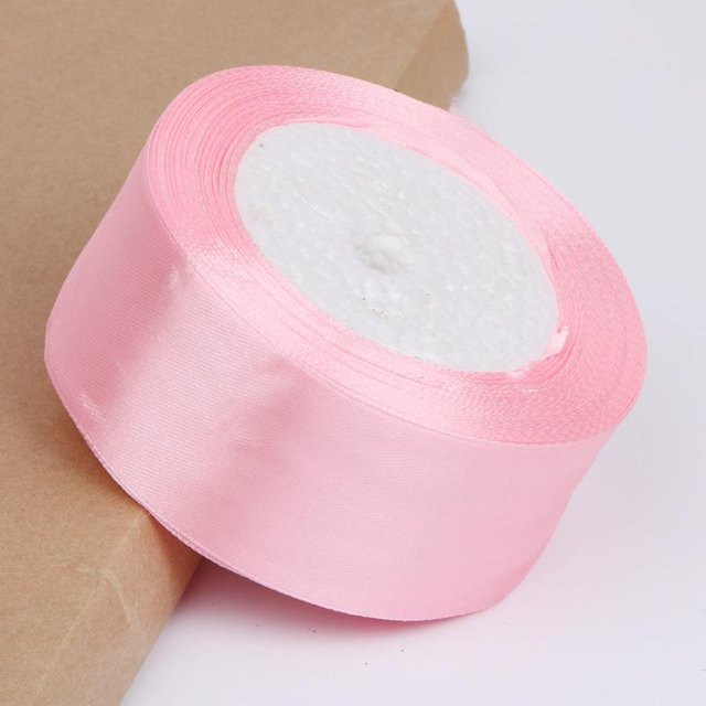 Pinkes Satinband von AI Market für Hochzeitstortendekoration und Geschenkverpackungen, Breite: 4 cm - Bild 1