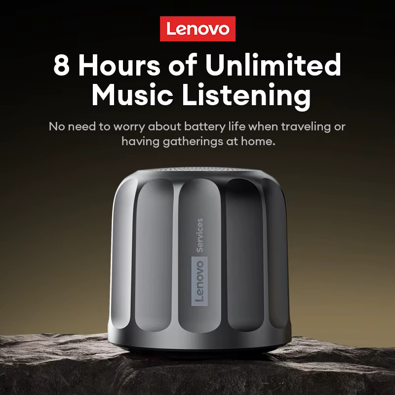 Lenovo HD107 Kabelloser Bluetooth V6.0 Stereo-Surround-Lautsprecher in Weiß mit TF-Karte und USB-Anschluss - Bild 2