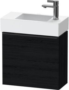 Duravit Waschtischunterschrank D-Neo in Schwarz Matt mit 1 Tür, Wandhängend, B/T/H: 48,4 x 22,2 x 44 cm - Bild 1