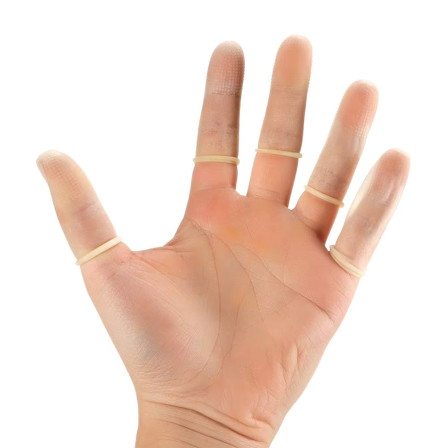 Fingerabdeckungen aus Naturkautschuk, 100 Stück, Nail Art Tool - Bild 3