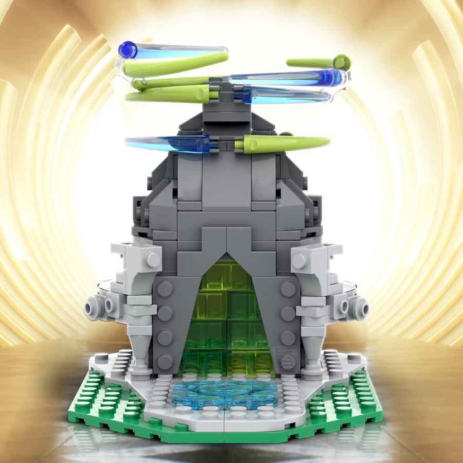 Gobricks Zeldaed Shrine of Light, Bausteine Modell, Fantasy - Bild 2