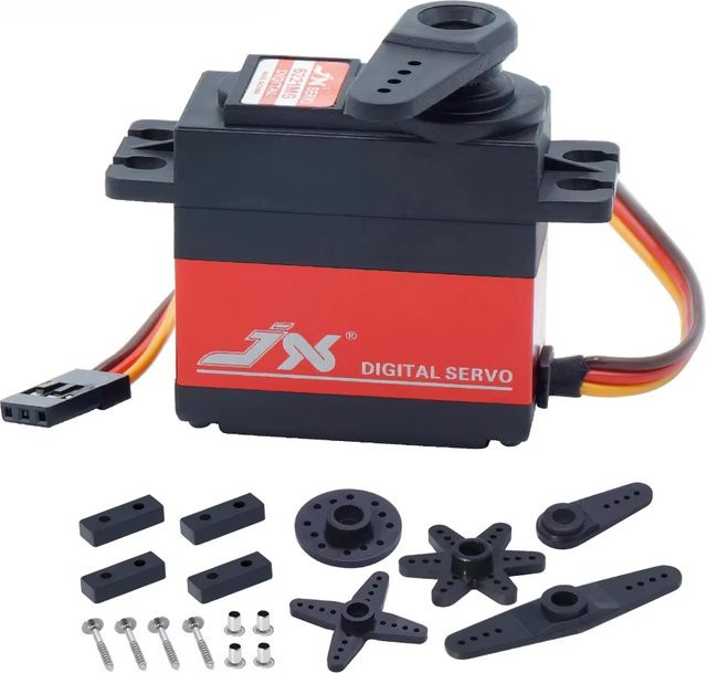 JX PDI-6221MG Digitales RC-Servo, Metallgetriebe, Schwarz - Bild 1